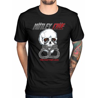 T-shirt  เสื้อยืด พิมพ์ลาย Motley Crue Skull Shack All Bad Things Alice Cooper Drfeelgood สําหรับผู้ชายS-5XL