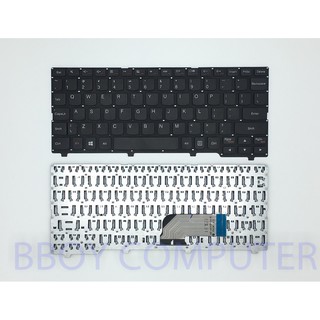 LENOVO Keyboard คีย์บอร์ด LENOVO Ideapad 100S 100S -11 100S-11IBY สีดำ