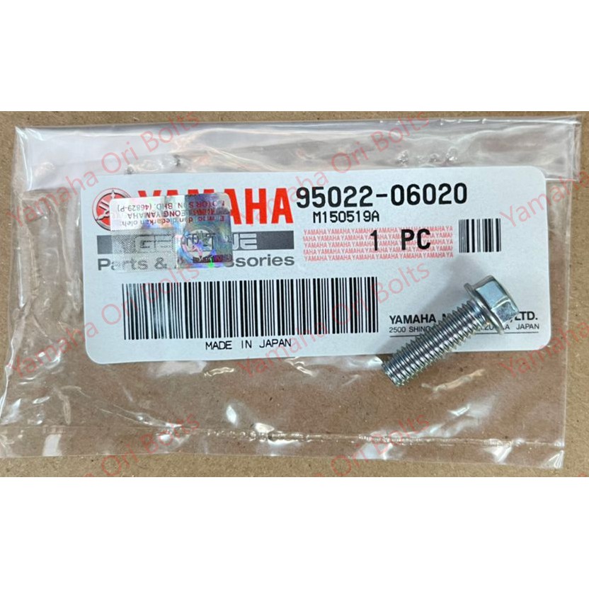 95022-06020 95E32-06020 Yamaha Y15ZR Y15 135LC V1 V2 V3 V4 V5 V6 V7 V8 Lagenda FI สกรู Penutup กรองน