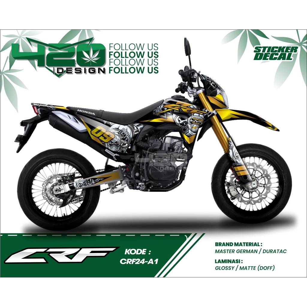 CRF 150L DECAL STICKER - CRF 150L FULLBODY สติ๊กเกอร์อุปกรณ์เสริม - CRF 150L STRIPING DECAL - CRF150