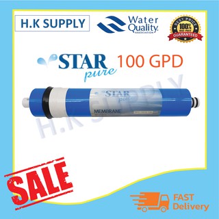 Starpure ไส้กรองน้ำ ไส้กรองเมมเบรน RO เมมเบรน Membrane 100 GPD เครื่องกรองน้ำ ตู้น้ำหยอดเหรียญ Star pure