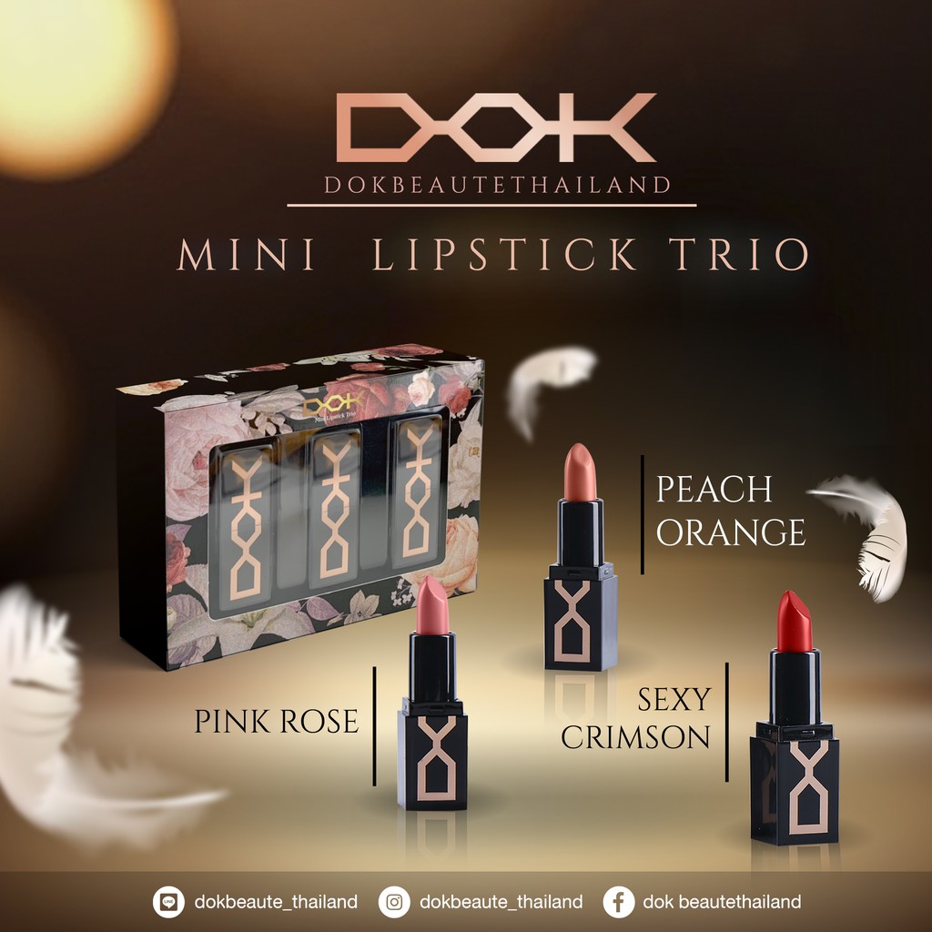 DOK Mini Lipstick Trio