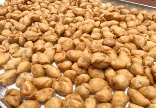 ปั้นขลิบทอดไส้ปลา สูตรเข้มข้น หอมพริกไทย - ปั้นสิบ - ของฝาก - ของขวัญ - ปีใหม่ ใช้น้ำมันรำข้าว ทอดและอบไม่อมน้ำมัน