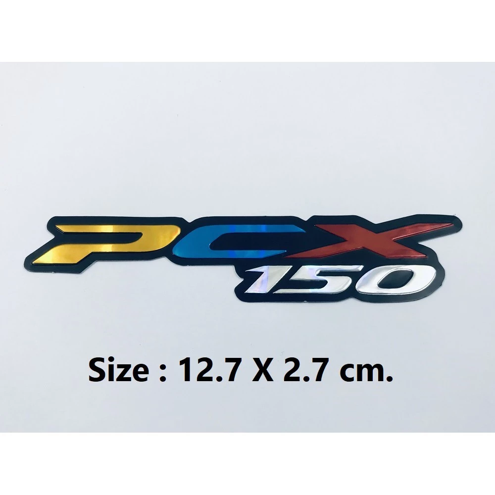 สติ๊กเกอร์ Honda PCX 150 3D ตัวนูน สะท้อนแสง 2 ชิ้น thumbnail 6