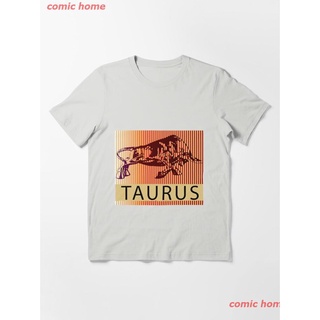 New The Mystical Taurus Essential T-Shirt เสื้อยืด ดพิมพ์ลาย เสื้อยืดผ้าฝ้าย คอกลม cotton ความนิยม discount Unisexเสื้อย