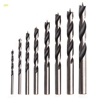 WER 8Pcs/Set 3MM-10MM HSS Drill Bits Kit For Woodworking Metal Wood Tools New