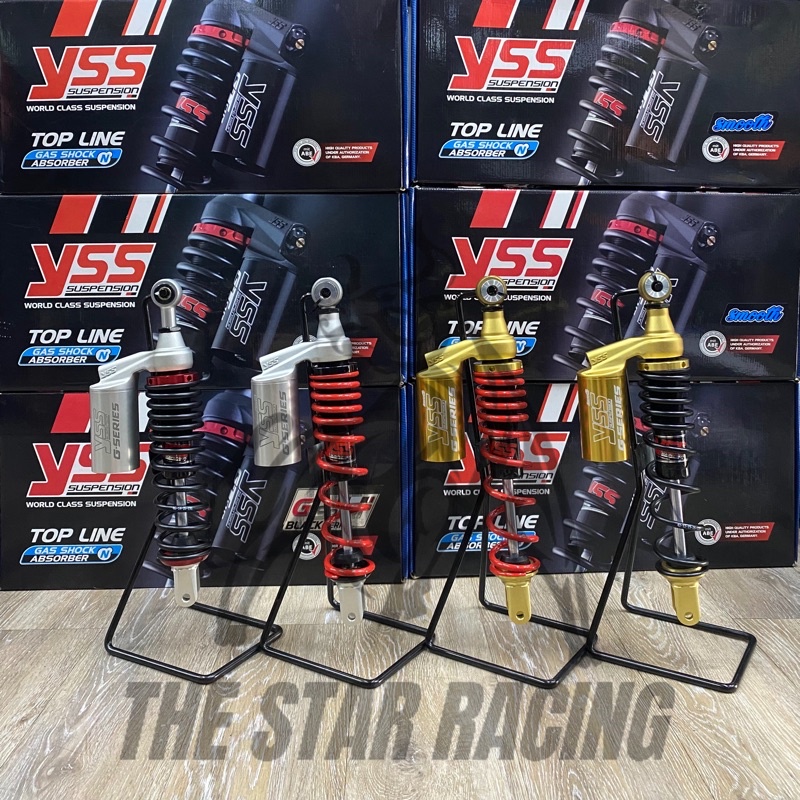 โช๊คYss g series PCX 150และPCX160ที่ไม่มีดิสหลัง(NMAX 20รุ่นล่าสุดสามารถใส่ 310ได้สูงเท่าเดิม) 280,3