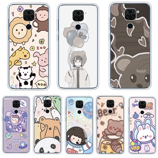 เคสซิลิโคนนิ่ม TPU สําหรับ Xiao Mi Redmi Note 9 Note 9 pro Note 9S Note 10