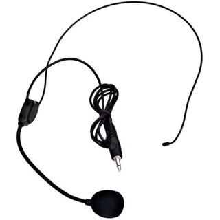 LXJ ไมค์โครโฟนคาดศรีษะ Headset Microphone for VoiceBooster Voice Amplifiers - Black