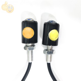 ไฟตาแมว LED  ไฟเลี้ยวมอเตอร์ไซค์ 1คู่  น๊อต 6 mm