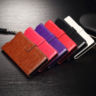 [Sony Z5 Compact] เคสหนังฝาพับข้าง รุ่น Luxury Book Leather Card