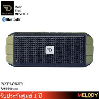 Dreamwave EXPLORER Bluetooth 4.0 aptX 15w. USB Power Bank IPX5 Splash Proof, Bicycle Handle Mount Included