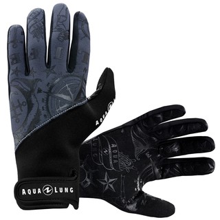 &lt;มีโค้ดส่วนลด&gt; Gloves Aqualung Admiral III  หนา 2 mm. ถุงมือดำน้ำ