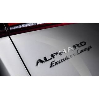 ALPHARD  , EXECUTIVE LOUNGE โลโก้เดิม ตัวอักษรแยก