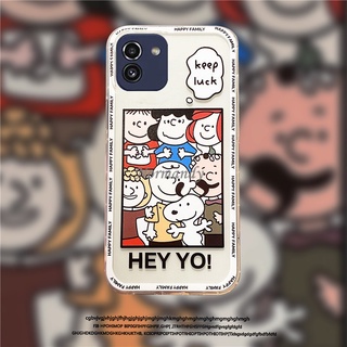 Ready Stock เคส Phone Case Samsung Galaxy A03 S22+ Ultra Plus S21 FE 5G Snoopy Family Casing TPU Soft Protective Back Cover เคสโทรศัพท์