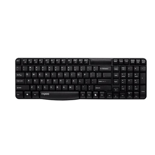 คีย์บอร์ดไร้สาย KEYBOARD WIRELESS  RAPOO KB-E1050-BK (BLACK)