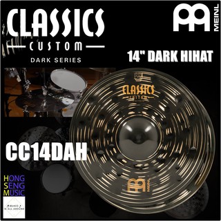 ฉาบ ไฮแฮท MEINL CLASSIC CUSTOM DARK SERIES รุ่น CC14DAH 14"HH Dark HIHAT (Made in Germany)