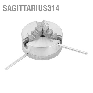 Sagittarius314 Z011 แคลมป์จับดอกสว่าน โลหะผสมสังกะสี 3 ขา สําหรับเครื่องกลึงโลหะ ขนาดเล็ก