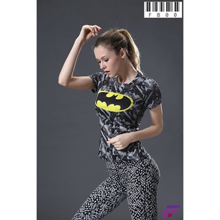 เสื้อออกกำลังกาย เสื้อกีฬา funtastic47 - BatGirl (Bat Cave Edition) #26