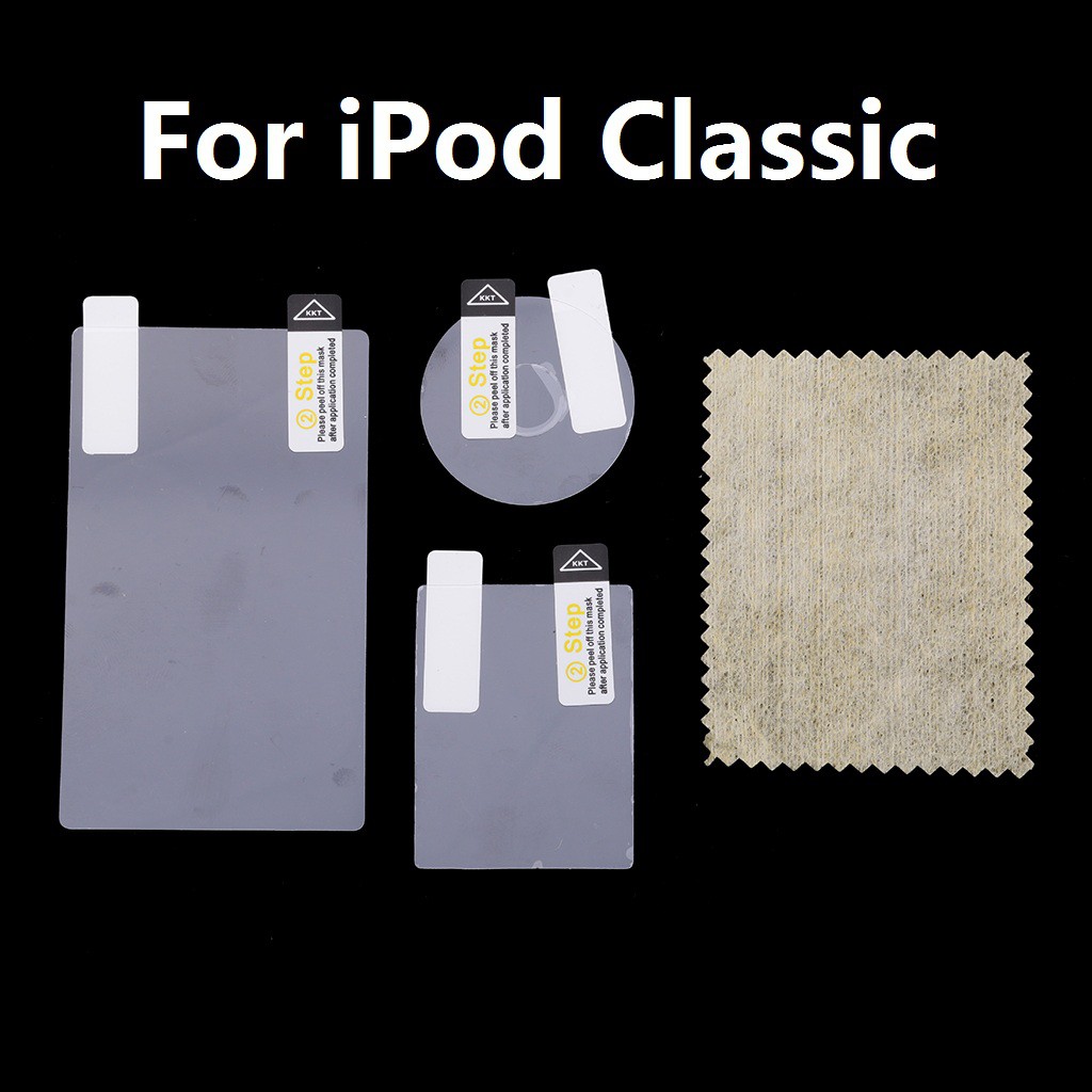 Soft Clear Screen Protector สําหรับ iPod Classic 6th 80GB 120GB 7th ฟิล์มป้องกันสําหรับ Apple iPod Video Protector ฟิล์ม