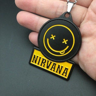 Nirvana เนอร์วานา Unplugged necklace สร้อยคอ วงดนตรี ร็อค เนอร์วานา MUSIC  American Rock Band