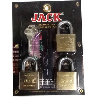 กุญแจมาสเตอร์คีย์ Jack ชุด 3ตัว 40มม