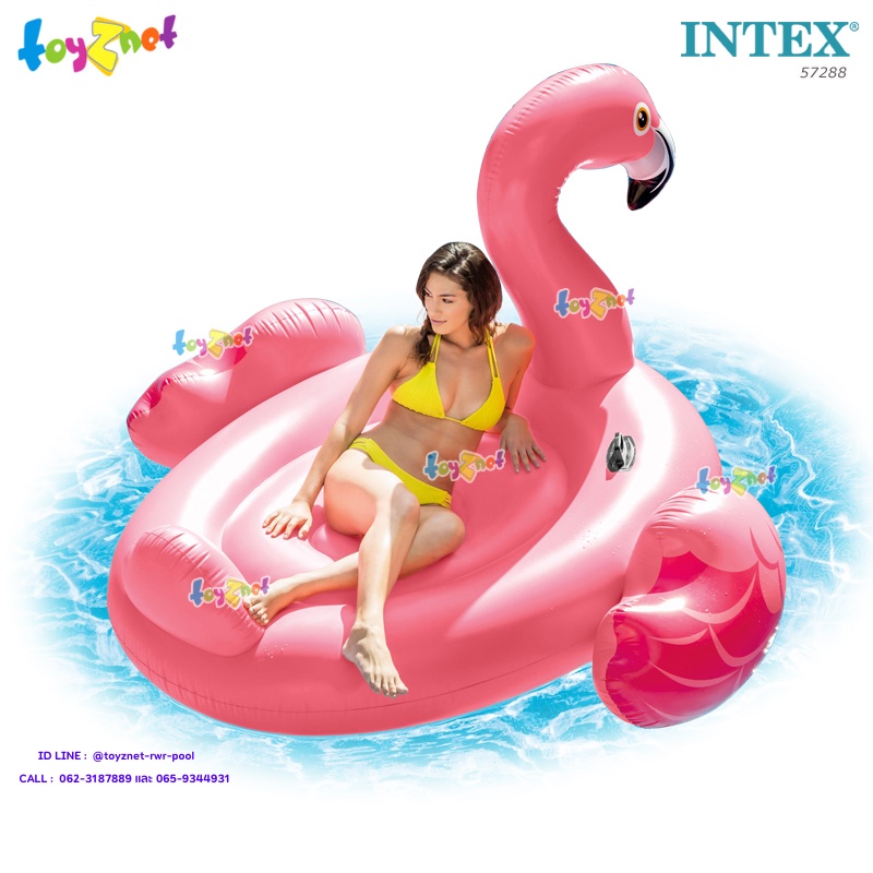 Intex แพนกฟลามิงโก้ ใหญ่ 2.03x1.96x1.24 ม. รุ่น 57288