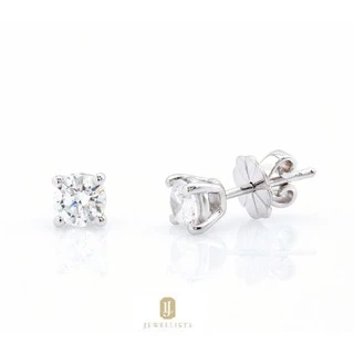 Jewellista ต่างหูเงินแท้ 925 ประดับพลอย CZ รุ่น Bella 5 mm. และ Mini Bella- Stud 3 mm.