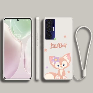 Tecno Pova 3 NEO Pova3 หรูหรา สุนัขจิ้งจอกน่ารัก LinaBell เคส เคลือบด้าน ซิลิโคนเหลว ด้านหลัง TPU เคสนิ่ม