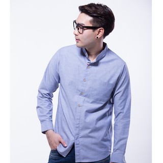 เสื้อเชิ้ต Quattro รุ่น Chino Collar with Hidden Button (เสื้อเชิ้ตแฟชั่น เชิ้ตทำงาน) #พร้อมส่ง