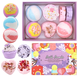 Lovelyyou bath bomb บาธบอมตีฟอง ชุดเกลือระเบิด หลายรูปทรง