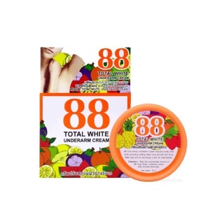 ครีมรักแร้ขาว 88 Total White Underarm Cream 35g. ครีมปรับสภาพผิวรักแร้ขาว 35กรัม