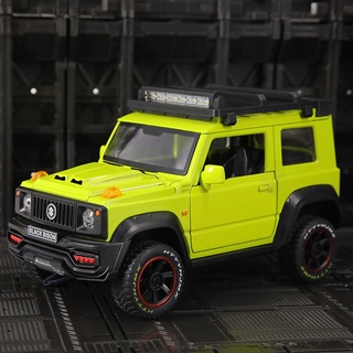 โมเดลรถยนต์ โมเดลรถเหล็ก โมเดลรถจิ๊บ Suzuki Jimny คันใหญ่ สเกล1:18 มี3สี