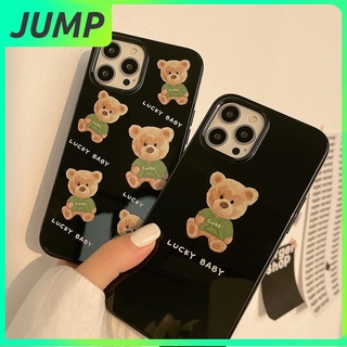 เคสโทรศัพท์มือถือ ลายหมี สำหรับ Iphone 11promax xs max xr 12mini 7plus 12promax