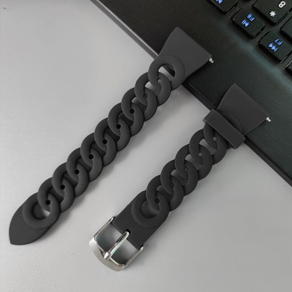 สายนาฬิกาข้อมือซิลิโคน สําหรับ Garmin Vivoactive 3 4 HR Garmin Sq Active Move Venu 2 20 มม. 22 มม.