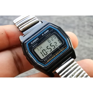 นาฬิกา Vintage มือสองญี่ปุ่น Vintage RARE Casio F-28w (1156) Retro ระบบ Digital ผู้ชาย ใช้งานได้ปกติ สภาพดี ของแท้ 100%