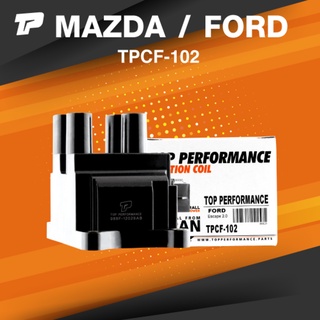 Ignition coil ( ประกัน 3 เดือน ) คอยล์จุดระเบิด FORD FORD ESCAPE 2.0 &amp; 2.3 / MAZDA TRIBUTE - TPCF-102 - TOP PERFORMAN...