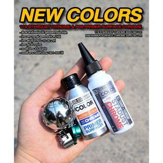 Raditz P09_Surface_Primer_Chrome 50 ml. and 119S_StardustCh_60ml สำหรับ โมเดล กันดั้ม กันพลา เรซิ่น