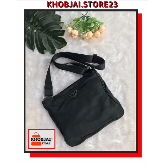 VTG PRADA NYLON CROSS BLACK BAG