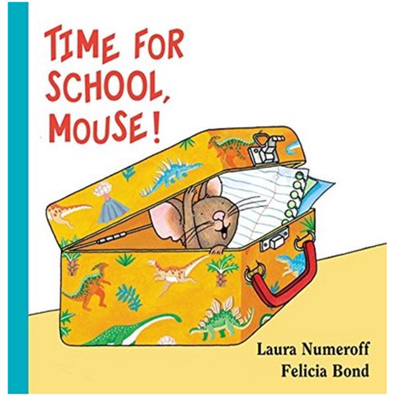 นิทานภาษาอังกฤษ หนังสือเด็ก Time for School, Mouse! Kid Educational English Picture Book