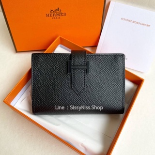 New Hermes Card Holder So Black stamp Z