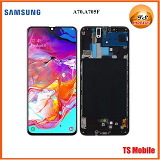 จอ LCD.Samsung Galaxy A70,A705F+ทัชสกรีน(Or+iC)+กรอบ