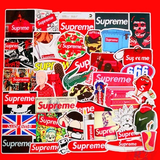 ❉ Fashion Brand S-upreme Series 01 สติ๊กเกอร์ ❉ 50Pcs/Set HipHop DIY Fashion Mixed Luggage Laptop Skateboard Doodle Decals สติ๊กเกอร์