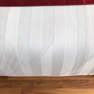 ผ้าปูที่นอน 6ฟุต 5ฟุต 3.5ฟุต cotton100% รัดมุม ลายริ้ว ทอ300เส้น เกรดโรงแรม
