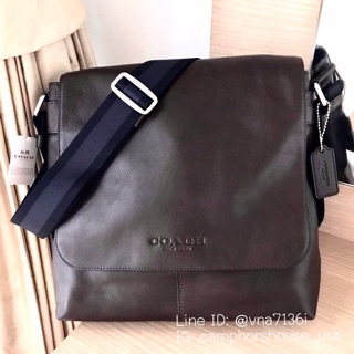 🌟พร้อมส่ง🌟COACH SULLIVAN SMALL MESSENGER IN SPORT CALF LEATHER