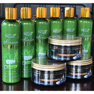 Ritta Serum Seaweed Keratin ☘️ริทต้า เซรั่ม เคราตินสาหร่าย☘️ 250 ml.