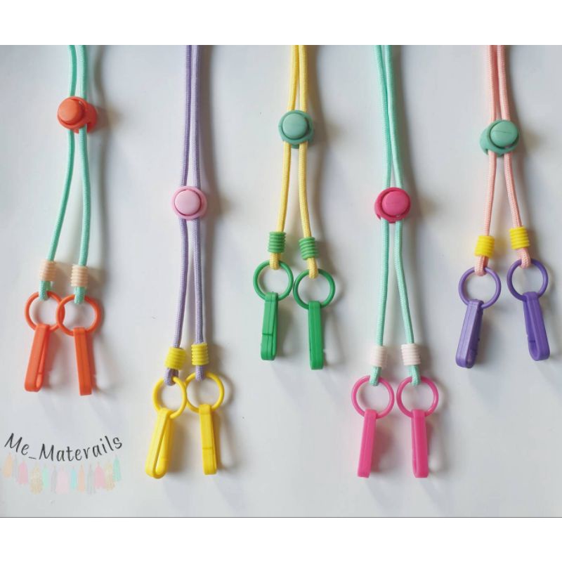 สายคล้องแมส สายคล้อง รุ่น colorful ใช้ได้ทั้งเด็กและผ้ใหญ่ สายคล้องหน้ากาก