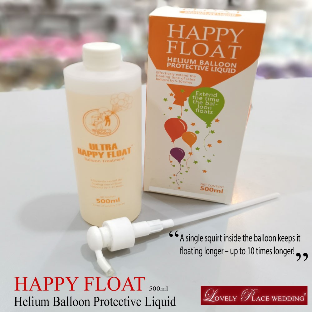 500ml HAPPY FLOAT 500ML – HELIUM BALLOON PROTECTION Liquid เจลลูกโป่งฮีเลียม