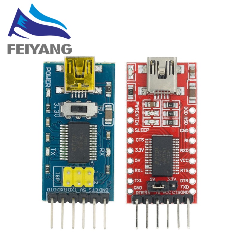 อะแดปเตอร์โมดูล FT232RL FTDI USB 3.3V 5.5V เป็น TTL Serial สําหรับ Arduino FT232 Pro Mini USB TO TTL