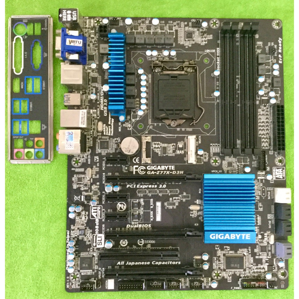 เมนบอร์ด Gigabyte GA-Z77X-D3H Socket 1155 หายาก ประกันหมด